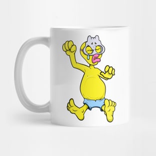 Dope chubby slluks character crying illustration Mug